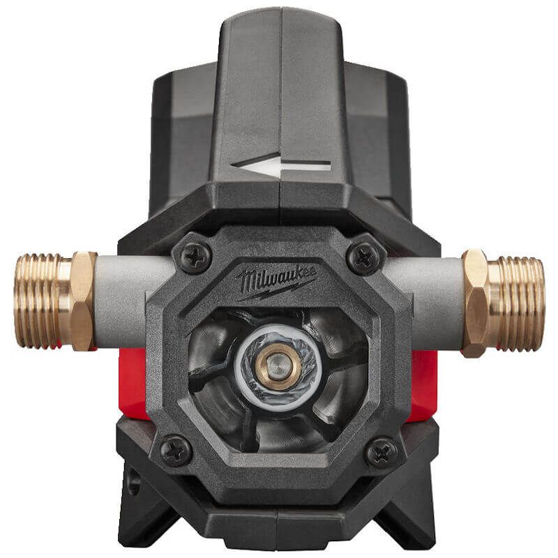 Milwaukee M18 Compact Transfer Pump Close Up Milwaukee M18 Compact Transfer Pump Close Up